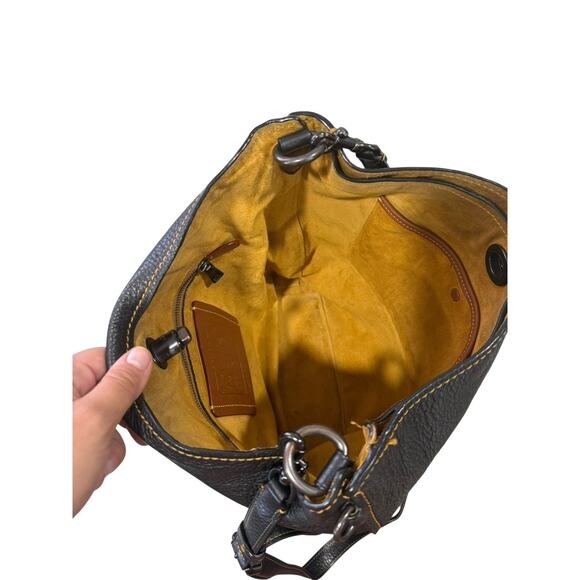 COACH 1941 Duffle Bag in Black Pebble Leather Crossbody Satchel No DF-50115 - Picture 6 of 16